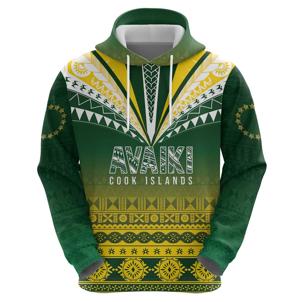 Cook Islands Rugby Custom Hoodie Kuki Avaiki - Polynesian Pride