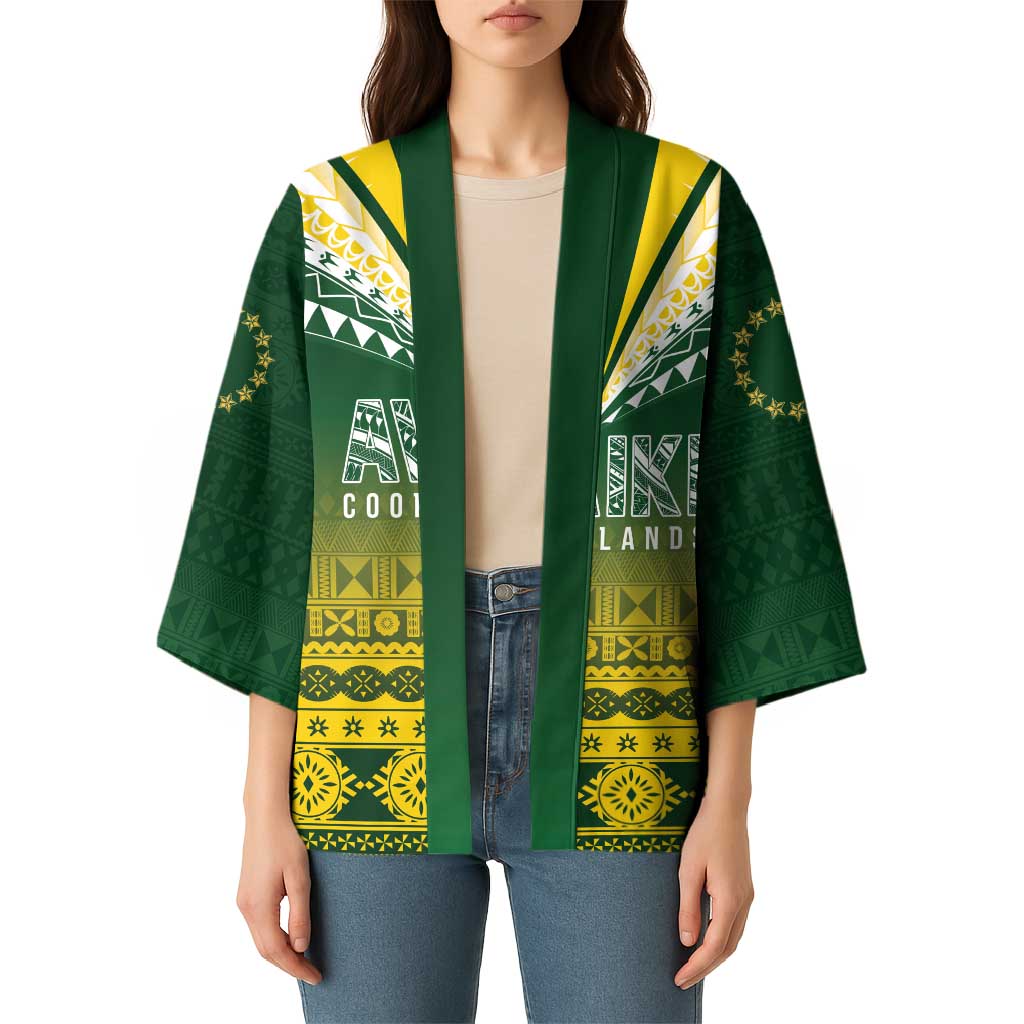 Cook Islands Rugby Custom Kimono Kuki Avaiki - Polynesian Pride