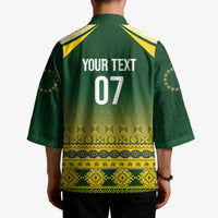 Cook Islands Rugby Custom Kimono Kuki Avaiki - Polynesian Pride