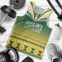 Cook Islands Rugby Custom Men Tank Top Kuki Avaiki - Polynesian Pride
