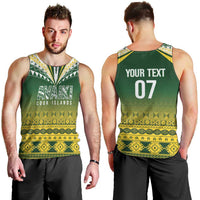 Cook Islands Rugby Custom Men Tank Top Kuki Avaiki - Polynesian Pride