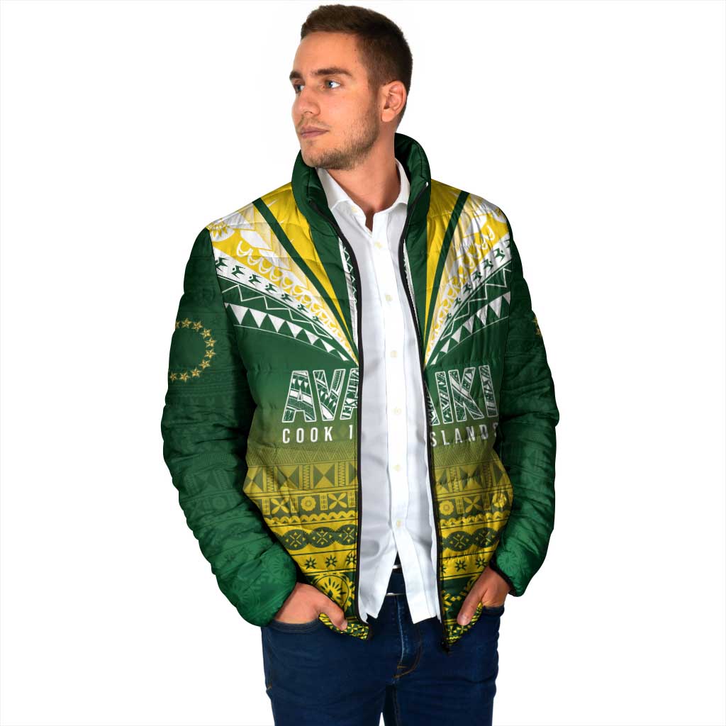 Cook Islands Rugby Custom Padded Jacket Kuki Avaiki - Polynesian Pride