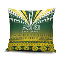 Cook Islands Rugby Pillow Cover Kuki Avaiki - Polynesian Pride