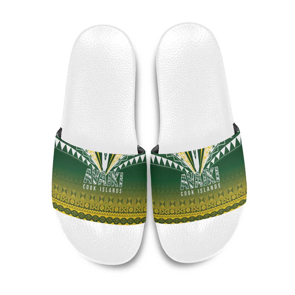 Cook Islands Rugby Slide Sandals Kuki Avaiki - Polynesian Pride