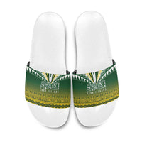 Cook Islands Rugby Slide Sandals Kuki Avaiki - Polynesian Pride