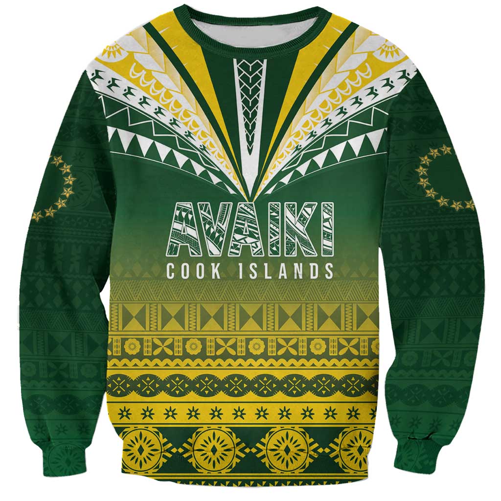 Cook Islands Rugby Custom Sweatshirt Kuki Avaiki - Polynesian Pride