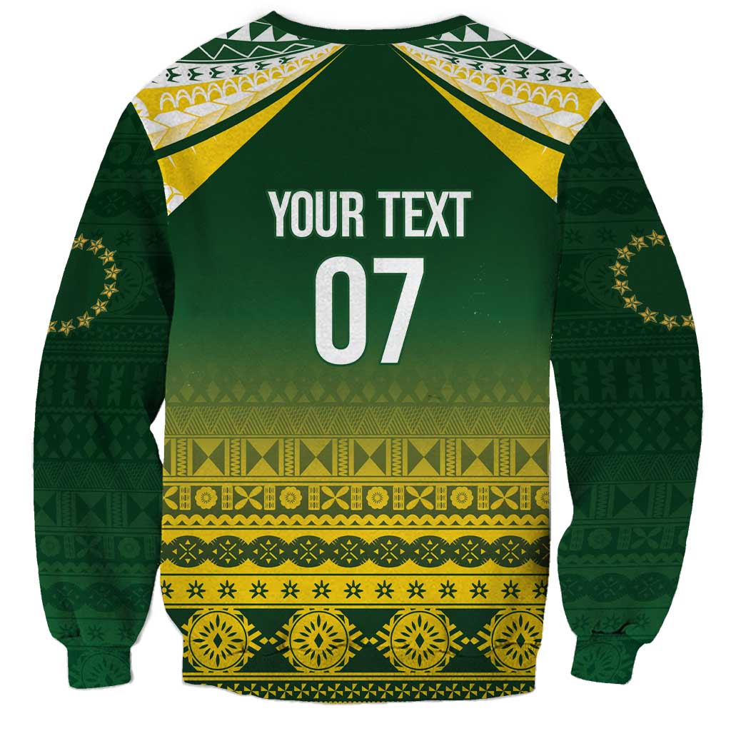 Cook Islands Rugby Custom Sweatshirt Kuki Avaiki - Polynesian Pride