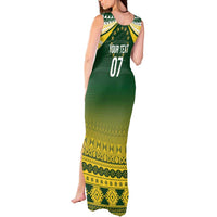Cook Islands Rugby Custom Tank Maxi Dress Kuki Avaiki - Polynesian Pride