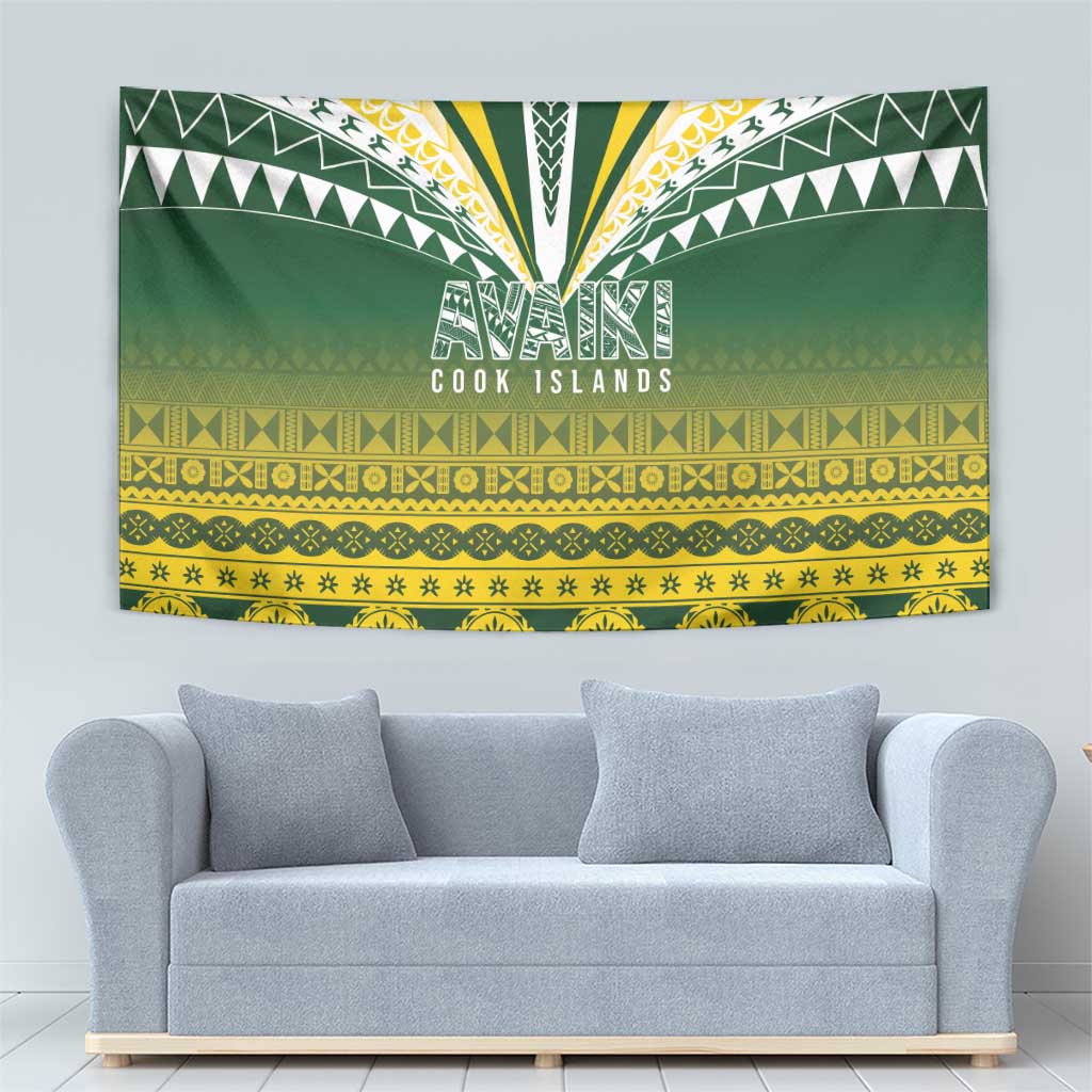 Cook Islands Rugby Tapestry Kuki Avaiki - Polynesian Pride