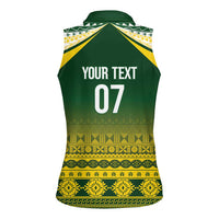 Cook Islands Rugby Custom Women Sleeveless Polo Shirt Kuki Avaiki - Polynesian Pride