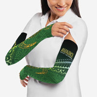 Cook Islands Rugby Kuki Avaiki Arm Sleeves Tribal Turtle - Polynesian Pride