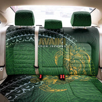 Cook Islands Rugby Kuki Avaiki Back Car Seat Cover Tribal Turtle - Polynesian Pride