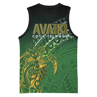 Cook Islands Rugby Kuki Avaiki Basketball Jersey Tribal Turtle - Polynesian Pride