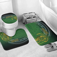 Cook Islands Rugby Kuki Avaiki Bathroom Set Tribal Turtle - Polynesian Pride