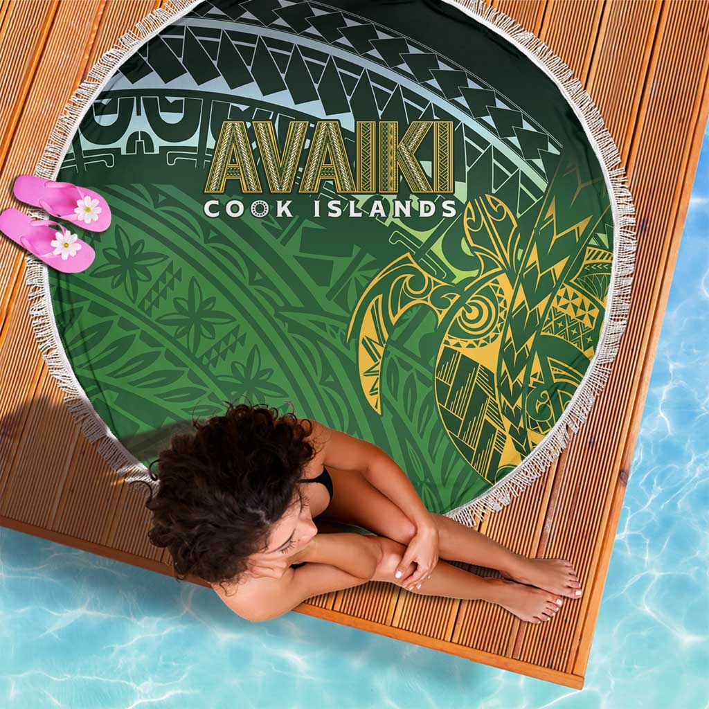 Cook Islands Rugby Kuki Avaiki Beach Blanket Tribal Turtle - Polynesian Pride