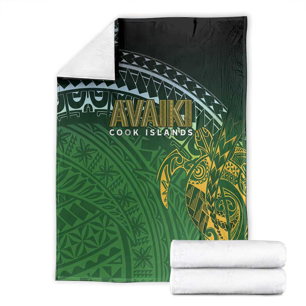 Cook Islands Rugby Kuki Avaiki Blanket Tribal Turtle - Polynesian Pride