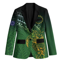 Cook Islands Rugby Kuki Avaiki Blazer Tribal Turtle - Polynesian Pride