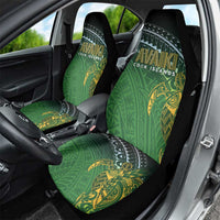 Cook Islands Rugby Kuki Avaiki Car Seat Cover Tribal Turtle - Polynesian Pride