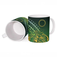 Cook Islands Rugby Kuki Avaiki Ceramic Mug Tribal Turtle - Polynesian Pride