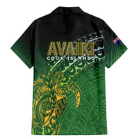 Cook Islands Rugby Kuki Avaiki Family Matching Mermaid Dress and Hawaiian Shirt Tribal Turtle - Polynesian Pride