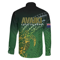 Cook Islands Rugby Kuki Avaiki Family Matching Tank Maxi Dress and Hawaiian Shirt Tribal Turtle - Polynesian Pride