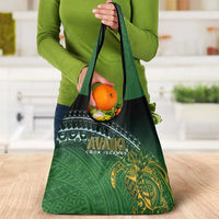 Cook Islands Rugby Kuki Avaiki Grocery Bag Tribal Turtle - Polynesian Pride