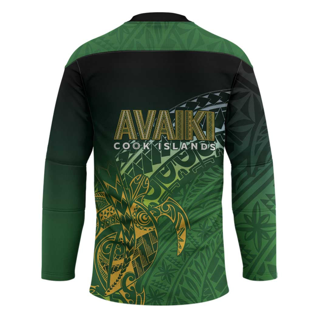 Cook Islands Rugby Kuki Avaiki Hockey Jersey Tribal Turtle - Polynesian Pride