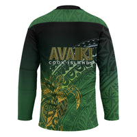 Cook Islands Rugby Kuki Avaiki Hockey Jersey Tribal Turtle - Polynesian Pride