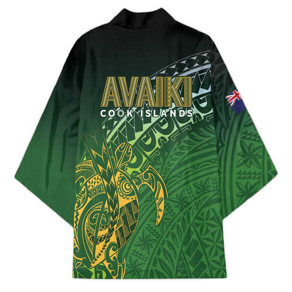 Cook Islands Rugby Kuki Avaiki Kimono Tribal Turtle - Polynesian Pride