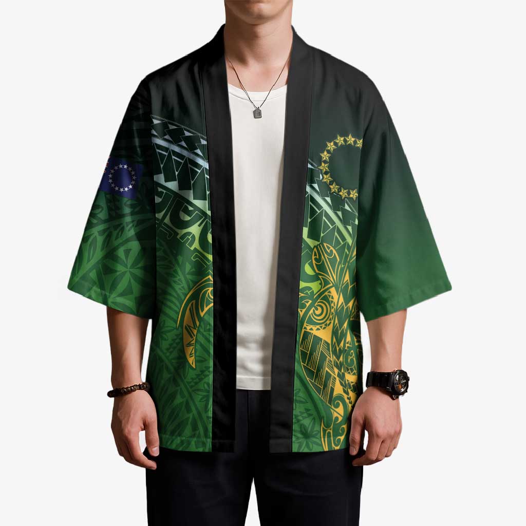 Cook Islands Rugby Kuki Avaiki Kimono Tribal Turtle - Polynesian Pride