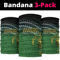 Cook Islands Rugby Kuki Avaiki Neck Gaiter Tribal Turtle - Polynesian Pride