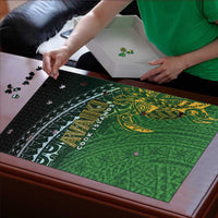 Cook Islands Rugby Kuki Avaiki Puzzle Tribal Turtle - Polynesian Pride