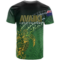 Cook Islands Rugby Kuki Avaiki T Shirt Tribal Turtle - Polynesian Pride