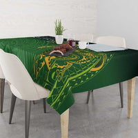 Cook Islands Rugby Kuki Avaiki Tablecloth Tribal Turtle - Polynesian Pride