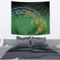 Cook Islands Rugby Kuki Avaiki Tapestry Tribal Turtle - Polynesian Pride