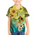 Honolulu Hawaii Family Matching Long Sleeve Bodycon Dress and Hawaiian Shirt Ilima Plumeria with Hula Girl LT7 Son's Shirt Colorful - Polynesian Pride