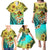 Honolulu Hawaii Family Matching Puletasi and Hawaiian Shirt Ilima Plumeria with Hula Girl LT7 - Polynesian Pride