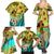 Honolulu Hawaii Family Matching Summer Maxi Dress and Hawaiian Shirt Ilima Plumeria with Hula Girl LT7 - Polynesian Pride