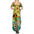 Honolulu Hawaii Family Matching Summer Maxi Dress and Hawaiian Shirt Ilima Plumeria with Hula Girl LT7 - Polynesian Pride