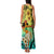 Honolulu Hawaii Family Matching Tank Maxi Dress and Hawaiian Shirt Ilima Plumeria with Hula Girl LT7 - Polynesian Pride