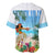 Personalised Hawaii Hula Girl Baseball Jersey Honolulu Festival LT7 - Polynesian Pride