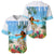 Personalised Hawaii Hula Girl Baseball Jersey Honolulu Festival LT7 - Polynesian Pride