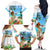 Personalised Hawaii Hula Girl Family Matching Off Shoulder Long Sleeve Dress and Hawaiian Shirt Honolulu Festival LT7 - Polynesian Pride