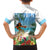 Personalised Hawaii Hula Girl Family Matching Off Shoulder Short Dress and Hawaiian Shirt Honolulu Festival LT7 - Polynesian Pride