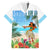 Personalised Hawaii Hula Girl Family Matching Puletasi and Hawaiian Shirt Honolulu Festival LT7 Dad's Shirt - Short Sleeve Art - Polynesian Pride