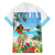 Personalised Hawaii Hula Girl Family Matching Puletasi and Hawaiian Shirt Honolulu Festival LT7 - Polynesian Pride