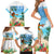 Personalised Hawaii Hula Girl Family Matching Short Sleeve Bodycon Dress and Hawaiian Shirt Honolulu Festival LT7 - Polynesian Pride