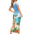 Personalised Hawaii Hula Girl Family Matching Short Sleeve Bodycon Dress and Hawaiian Shirt Honolulu Festival LT7 - Polynesian Pride