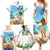 Personalised Hawaii Hula Girl Family Matching Summer Maxi Dress and Hawaiian Shirt Honolulu Festival LT7 - Polynesian Pride