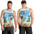 Personalised Hawaii Hula Girl Men Tank Top Honolulu Festival LT7 - Polynesian Pride